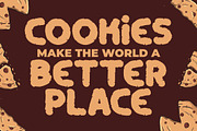 Crunchy Cookies - Bold Quirky Displa, a Script Font by PutraCetol Studio (Thumbnail 8 of 11)
