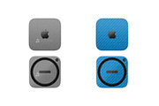 Mac Mini M4 (2024) Vinyl Skin Mockup, a Product Mockup by VecRas (Thumbnail 2 of 3)