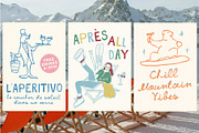 Hand-drawn Après-Ski Clipart Bundle, a Seasonal Illustration by Ayya Studio (Thumbnail 8 of 11)