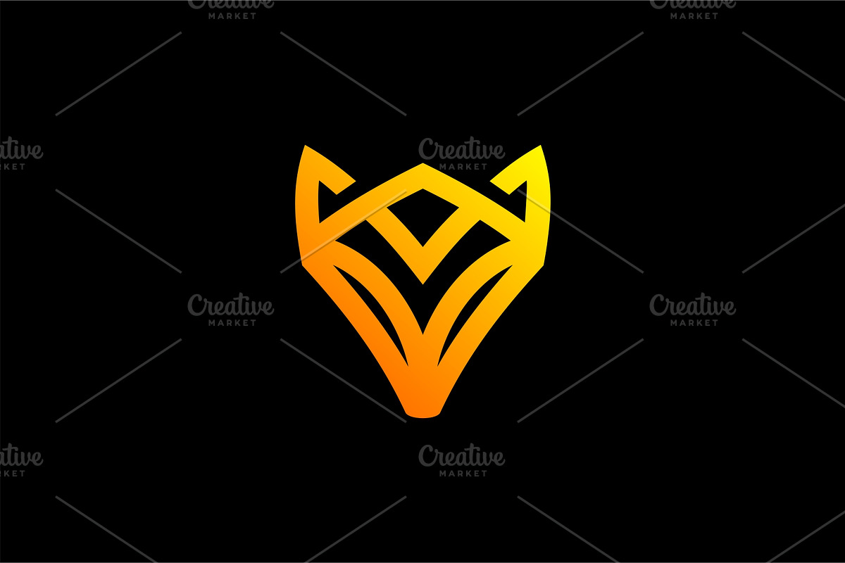 Fox Head Logo, a Branding & Logo Template by Logosava