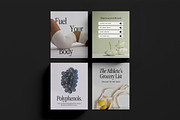 Sports Nutrition Posts - Canva, a Social Media Template by Willoe Studio (Thumbnail 4 of 11)
