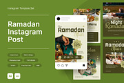 Ramadan Instagram Post Template Set, a Social Media Template by Premast (Thumbnail 1 of 3)