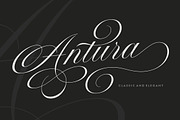 Antura Script, a Script Font by Solidtype (Thumbnail 1 of 6)