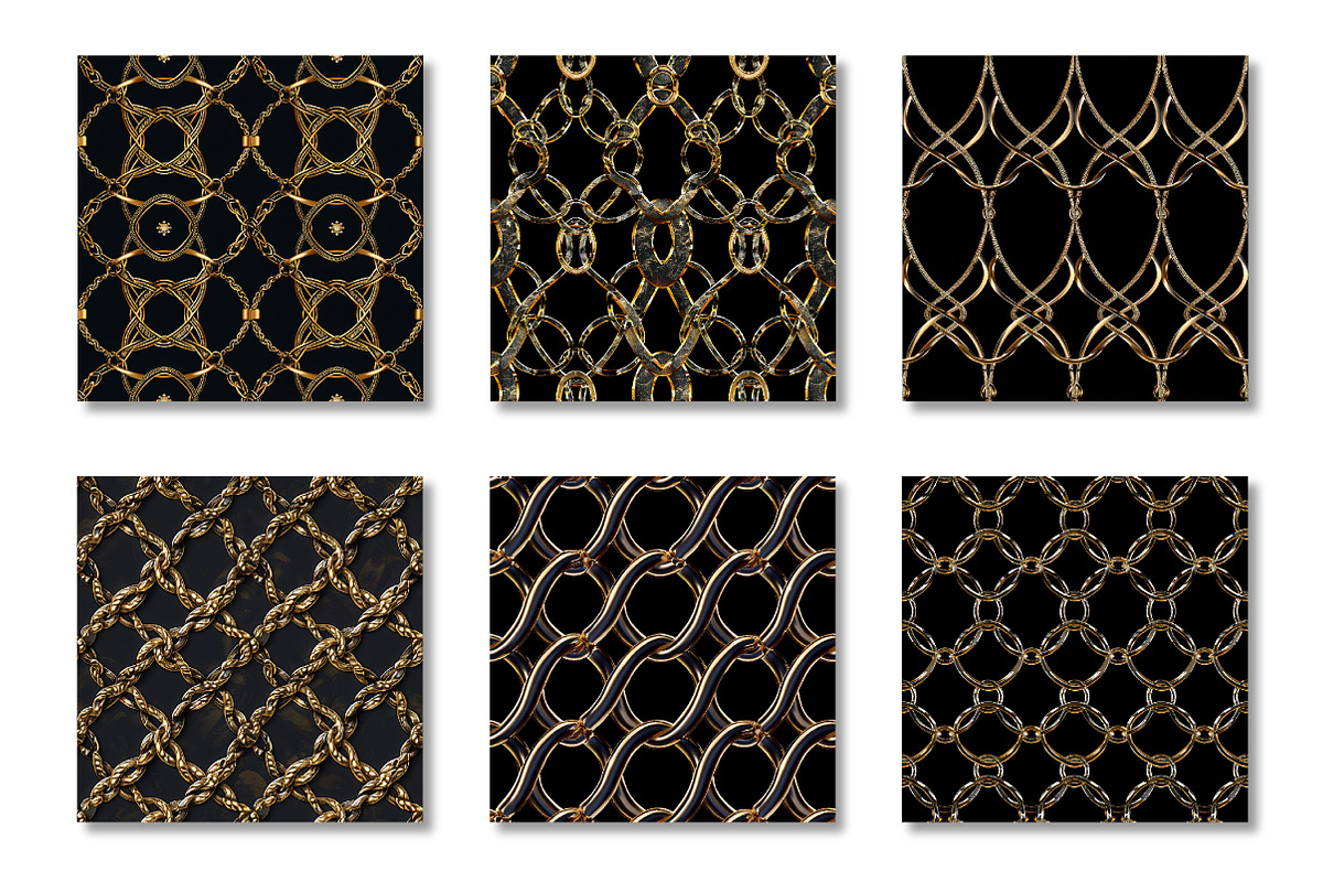 Best Chains Patterns Collection, a Pattern Graphic by Canvas Craft (Photo 3 of 6)