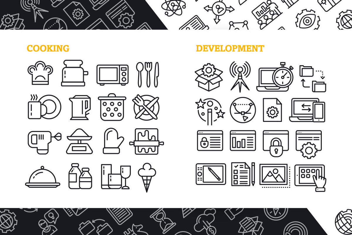 Collection Lines Icons (430+), an Outline Icon by ToozDesign (Photo 6 of 18)