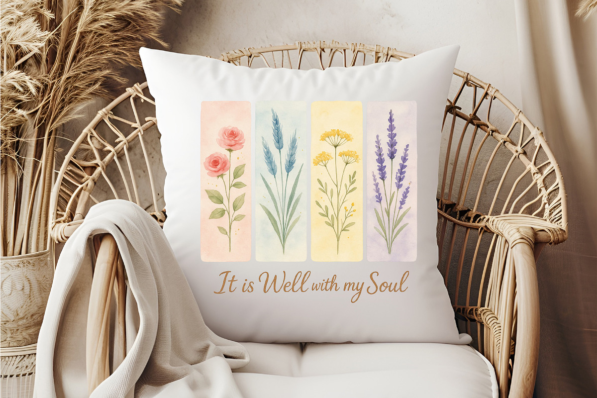 Brushstroke Floral Png Christian, an Illustration by DreamCafeArt (Photo 4 of 5)