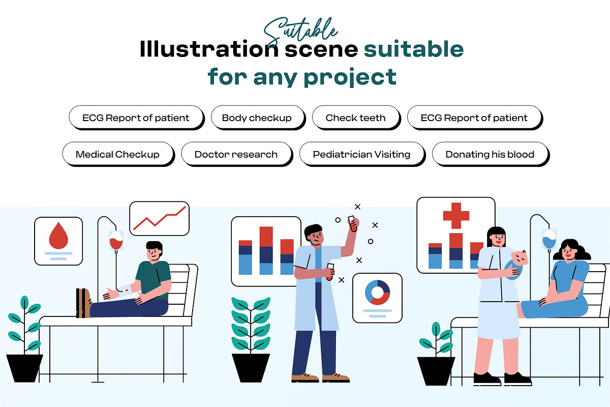 Modern Healthcare & Medical, a Healthcare Illustration by orenjidesign (Photo 4 of 8)