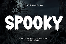 Spooky | Script Font