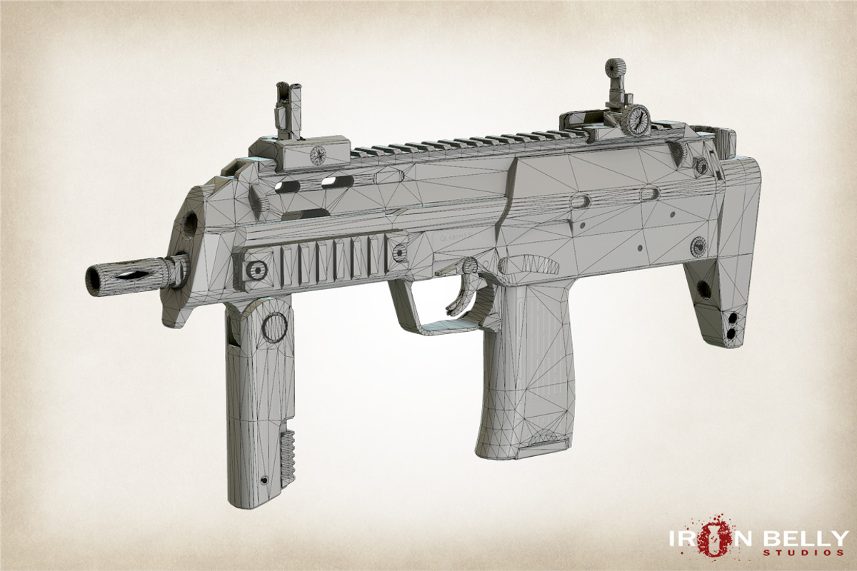 AAA FPS MP7A1 SMG Pack, an Object 3D Model by Ironbelly Studios