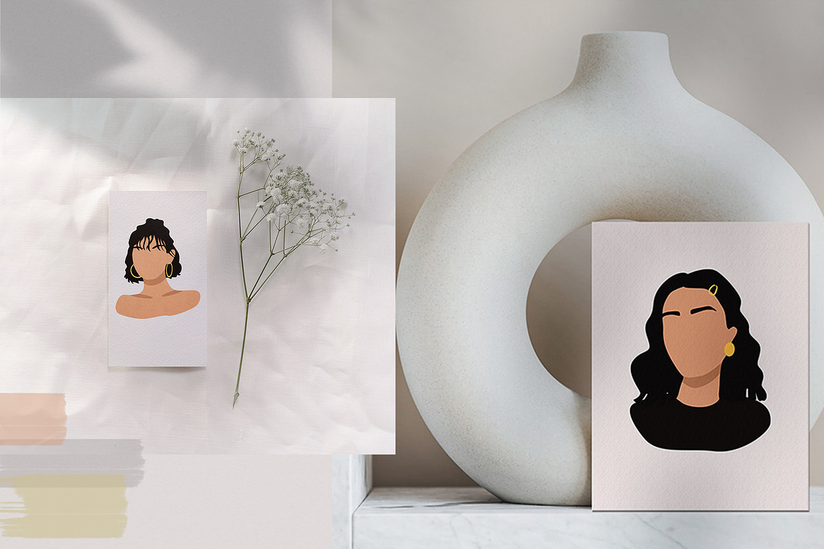 Abstract Women Portraits, an Illustration by Katerine Kolak (Photo 3 of 8)