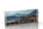 Landscape Acrylic Block Mockup, a Merchandise Mockup by Mockups by Carlos Viloria (Thumbnail 2 of 6)