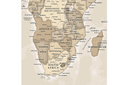 Vector World Map - Large&Detailed, a Decorative Illustration by PorcuPen Works (Thumbnail 3 of 9)