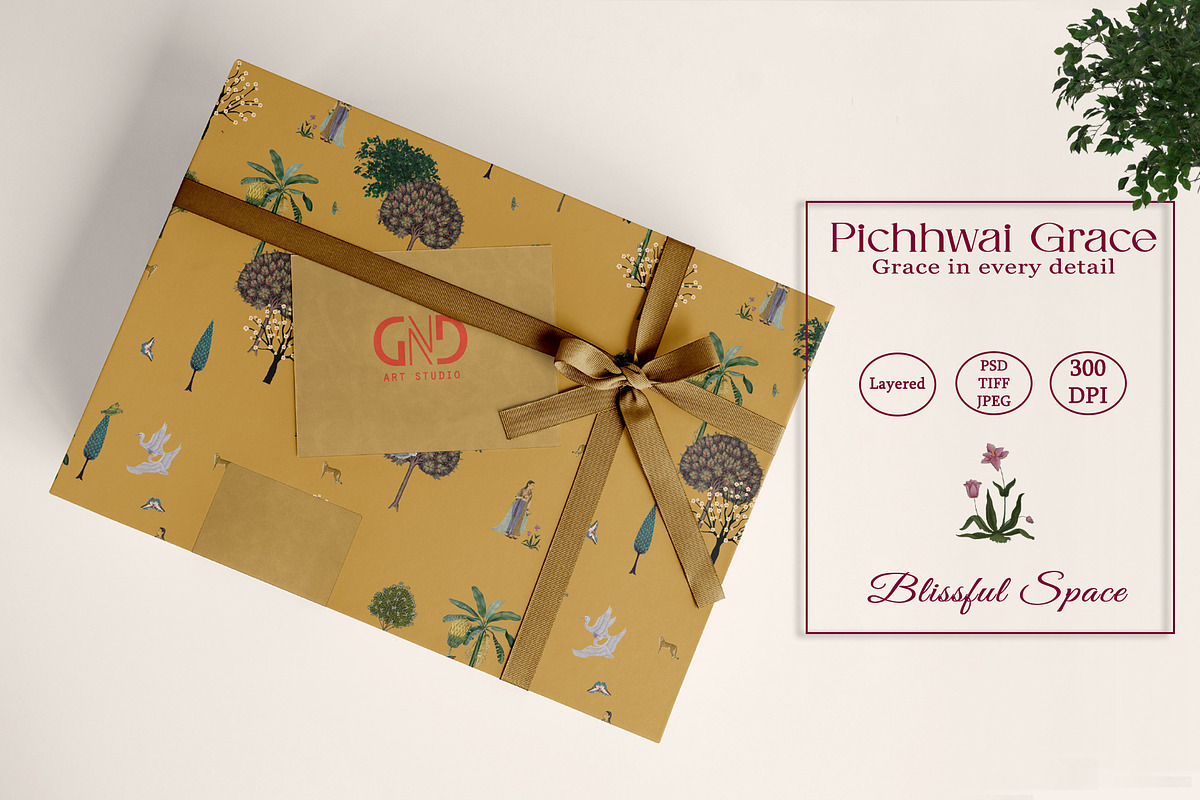 Mughal Garden Prints & Patterns, a Pattern Graphic by GND ART STUDIO (Photo 5 of 8)