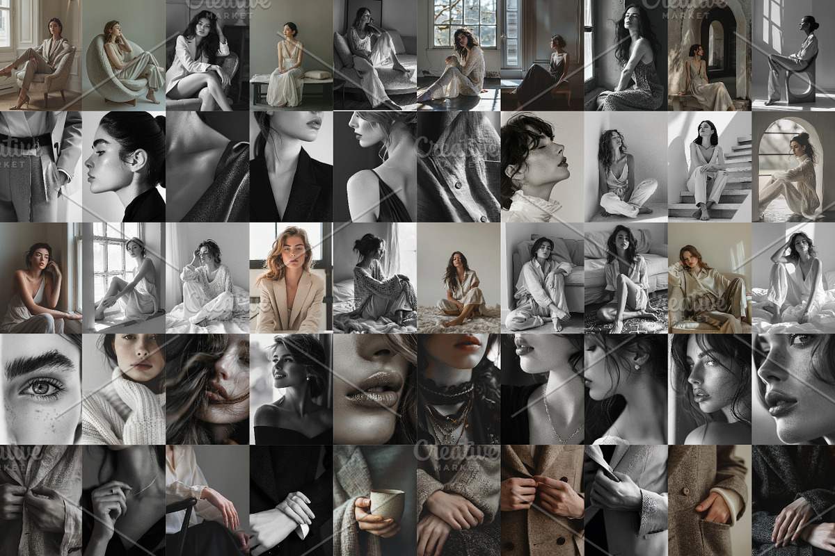 Editorial Fashion Timeless Elegance, a Beauty & Fashion Photo by Pixels.Craft (Photo 4 of 5)