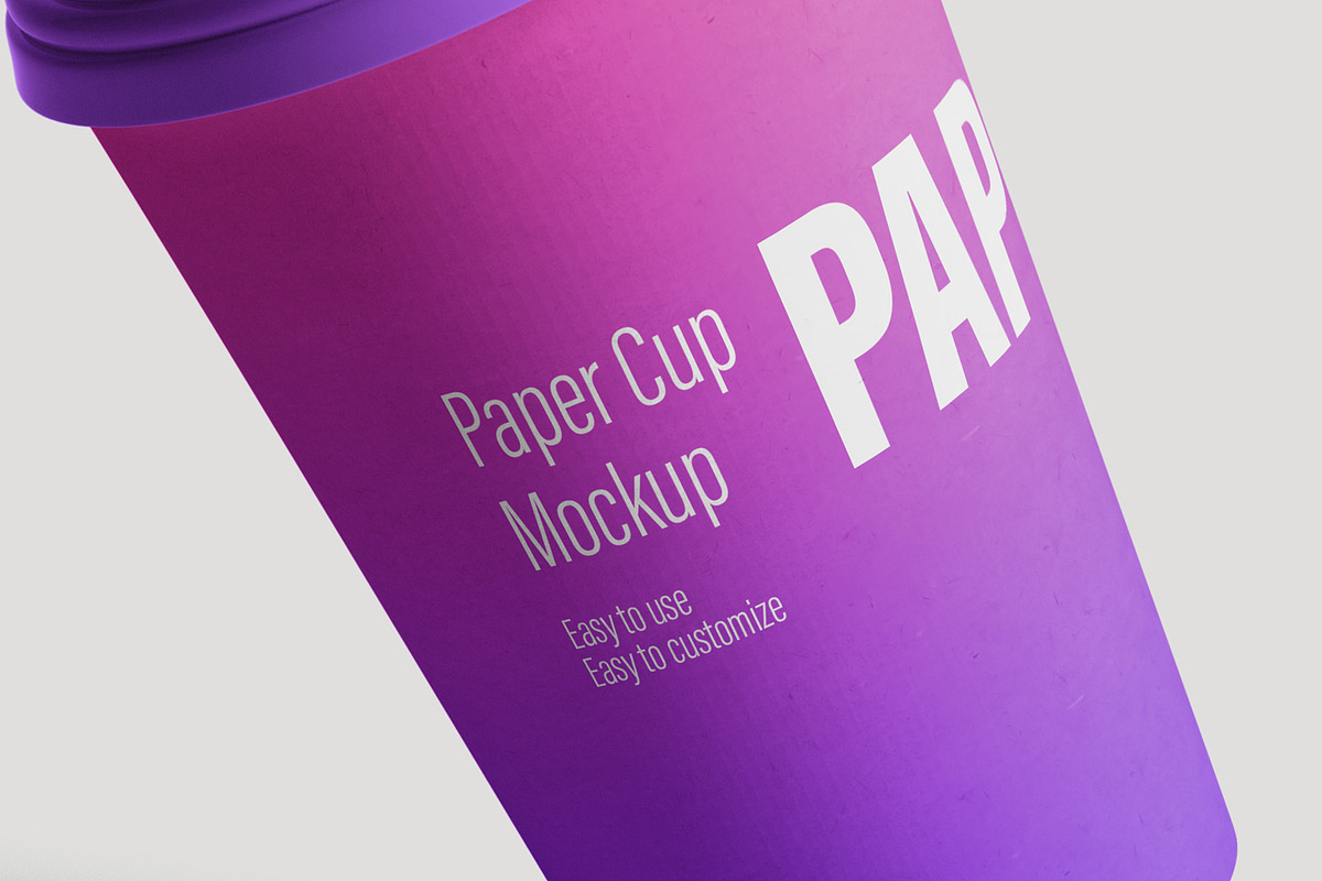 Paper Cup Mockup - 12 Views, a Cups & Container Mockup by Illusiongraphic (Photo 23 of 29)