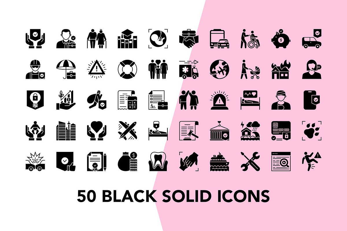200 Insurance Vector Icon Set, an Icon by Genestro Shop (Photo 3 of 5)