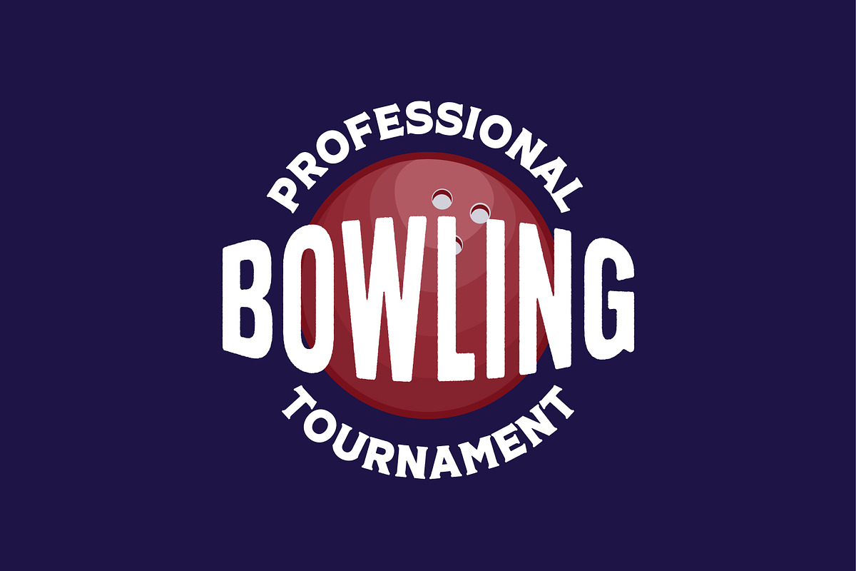 simple bowling logo template design, a Branding & Logo Template by Pyruos ID