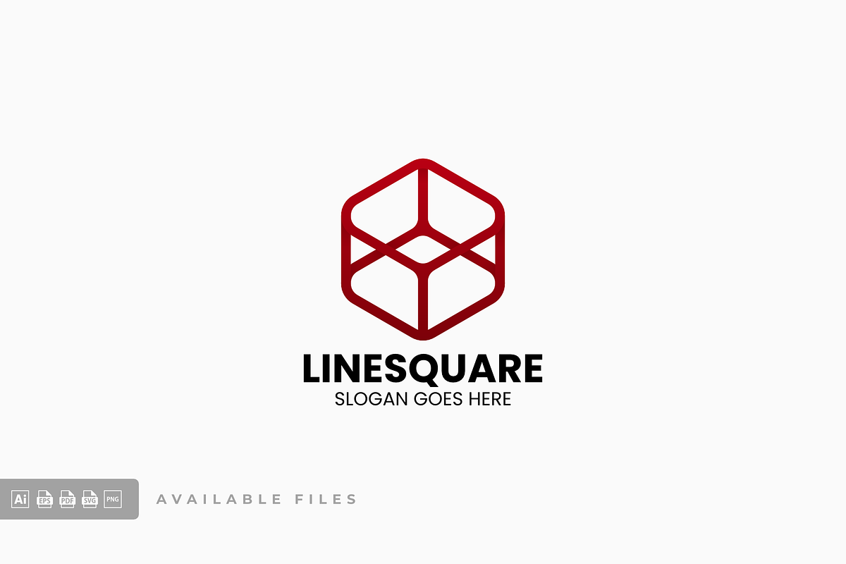 Line Square Line Art Logo, a Branding & Logo Template by ivan_artnivora