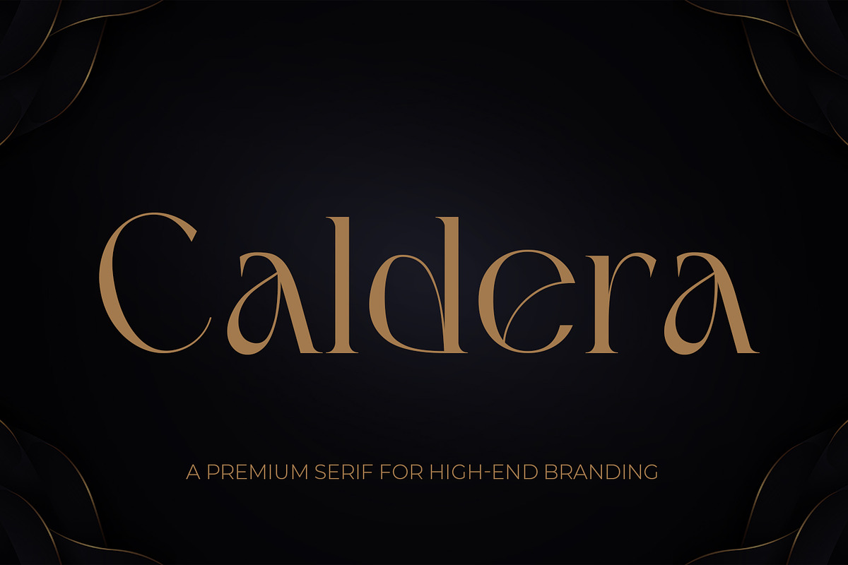 Caldera – Luxury & Elegant Serif, a Serif Font by OWPictures (Photo 1 of 8)