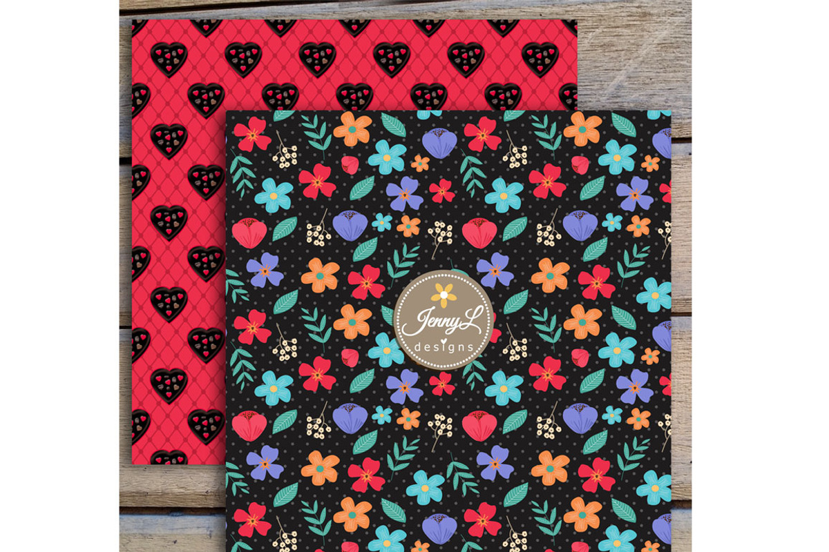Get Well Soon Digital Papers Clipart, a Pattern Graphic by JennyL Designs (Photo 7 of 9)