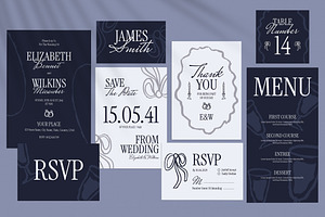 Whimsical Wedding Invitation Set, an Invitation Template by Aiyari Graphic