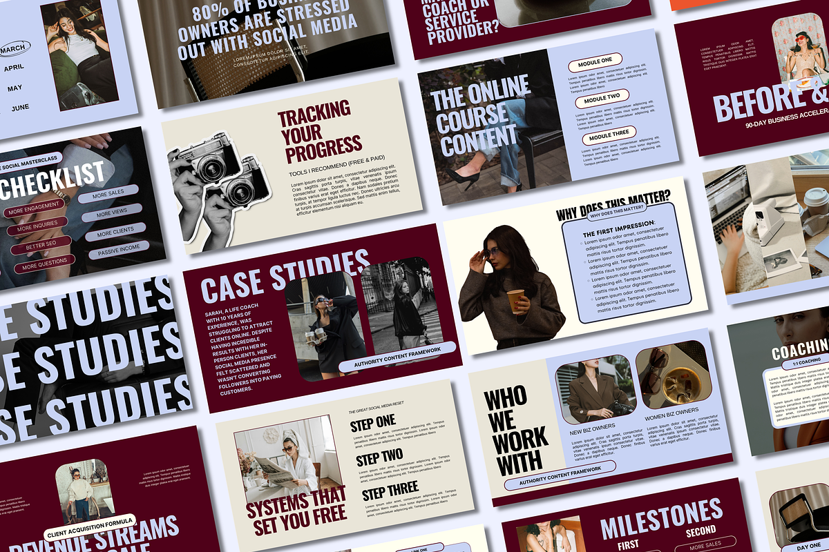 Bold Luxe Editorial Modern Canva, a Presentation Template by Solana Creative Co. (Photo 1 of 13)