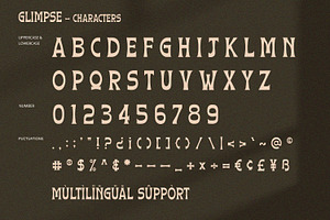 Glimpse - Serif Font