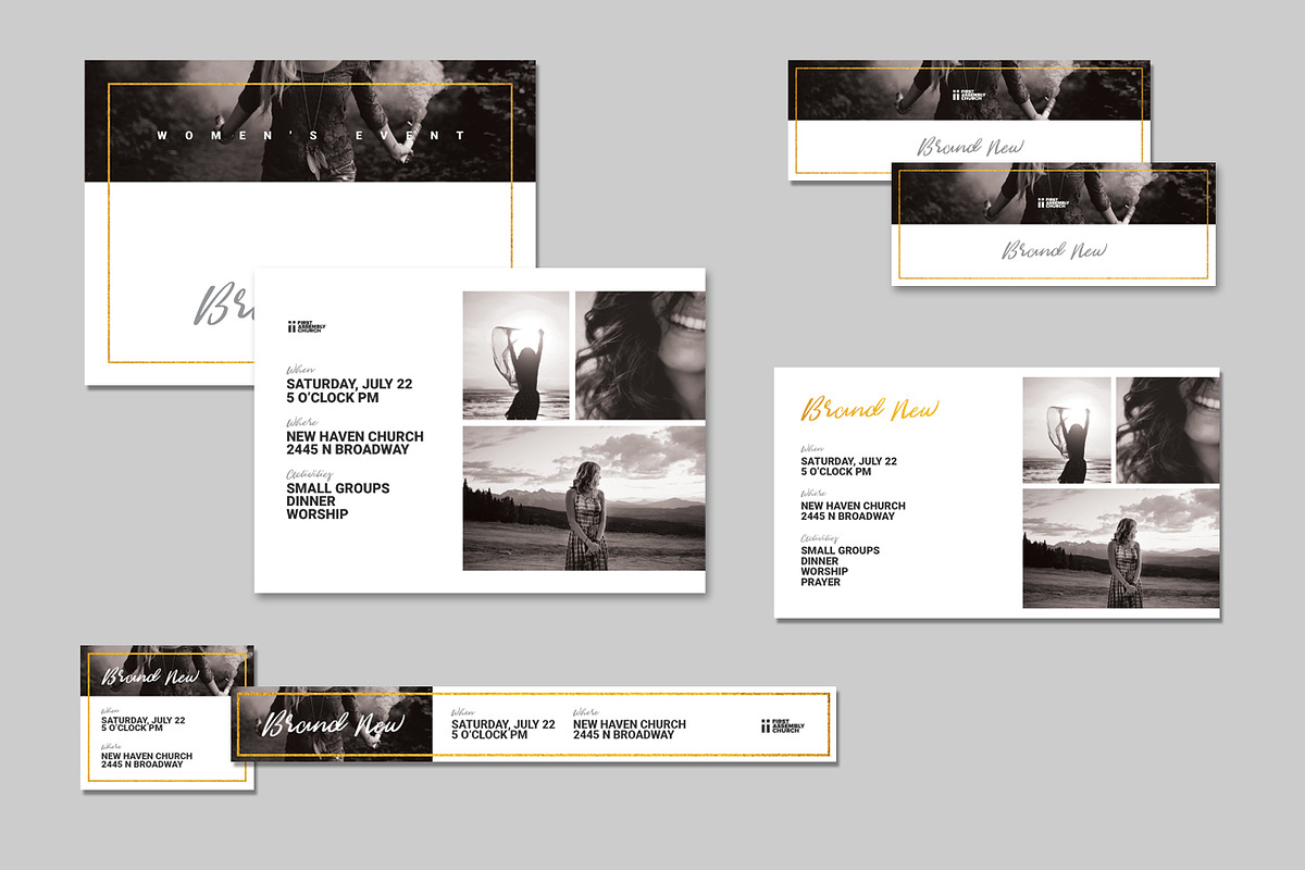 Women's Event Kit Suite, a Card Template by Church Resources Depot (Photo 3 of 3)
