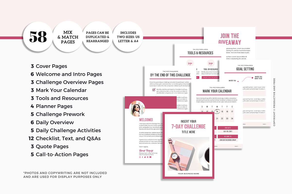7-Day Lead Magnet Challenge Bundle, an Email Template by ProductiveandFree (Photo 2 of 19)