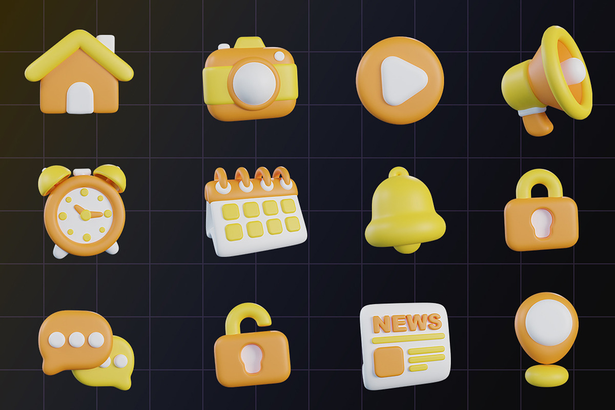 UI Essentials 3D Icon Pack, an Object Graphic by Artnivora.Std (Photo 4 of 4)