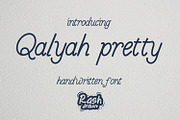 Qalyah pretty, a Font by Rashdrawn (Thumbnail 1 of 3)