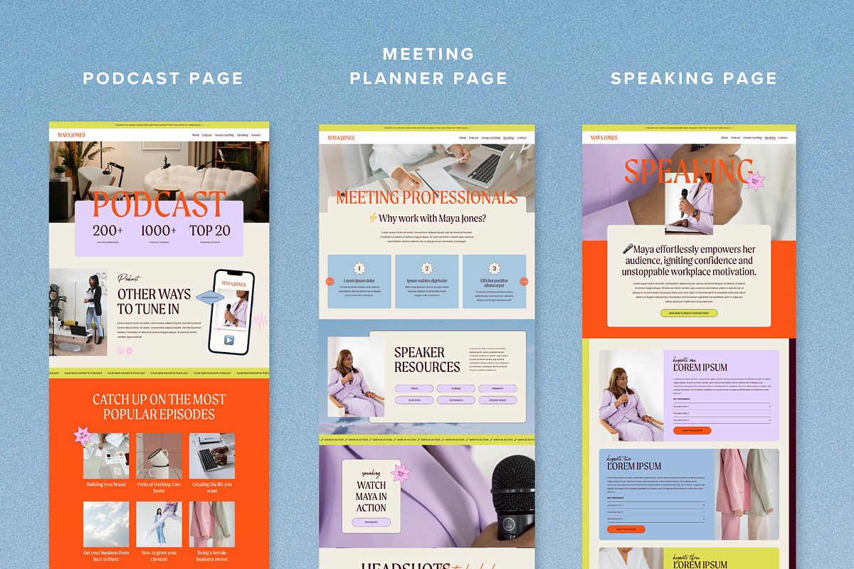Coach Squarespace Website Template, a Squarespace Template by GoLive Website Templates (Photo 9 of 12)