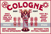 Cologne | Bold Vintage Serif, a Serif Font by Artifact Bazaar (Thumbnail 1 of 5)