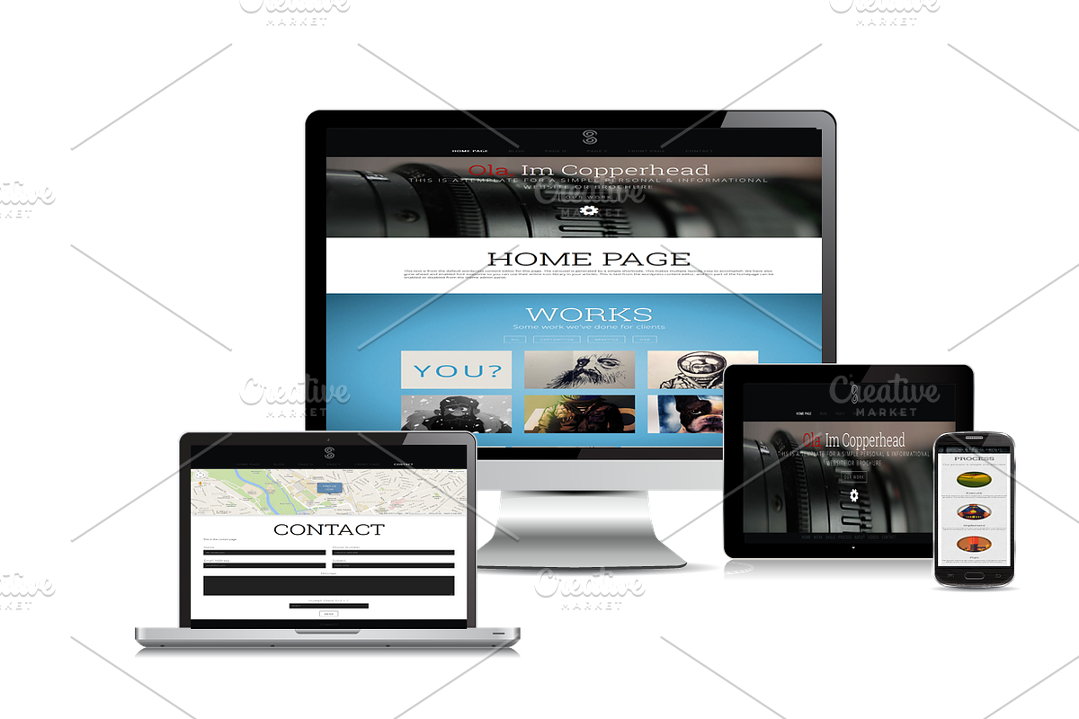 Copperhead Wordpress Theme, a WordPress Template by Made in Cardiff (Photo 2 of 3)