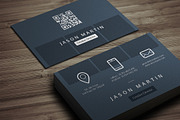 Clean Minimal Dotted Business Card, a Business Card Template by bouncy (Thumbnail 4 of 4)