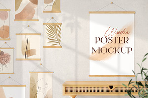 Wooden Poster Mockup