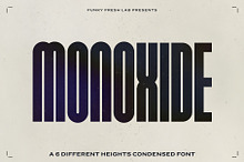 Monoxide - Condensed Font Family