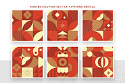 Abstract Chinese Patterns Set, a Pattern Graphic by DesignerCandies (Thumbnail 2 of 5)