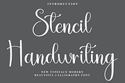 Stencil Handwriting, a Handwritten Font by InermediaSTUDIO (Thumbnail 1 of 8)