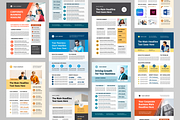 One Pager Bundle | Canva, Word, Indd, a Flyer Template by Leaflove (Thumbnail 1 of 9)