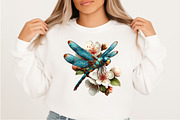 Whimsical Spring Dragonfly Clipart, an Illustration by Craft Nest (Thumbnail 10 of 10)