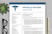 Medical Resume | Nurse CV, a Resume Template by Klamp Studio (Thumbnail 3 of 7)