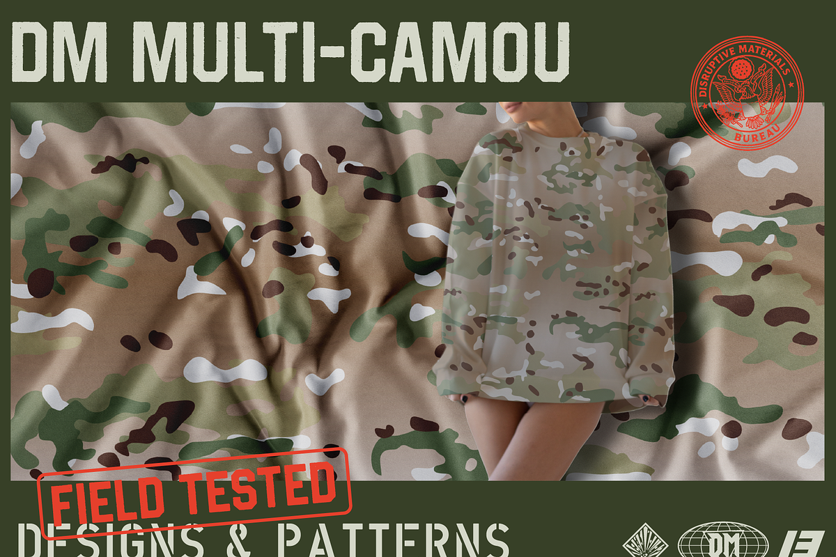 DM Multi-Camouflage Seamless Pattern, a Pattern Graphic by darkmatter_graphicworks (Photo 1 of 3)