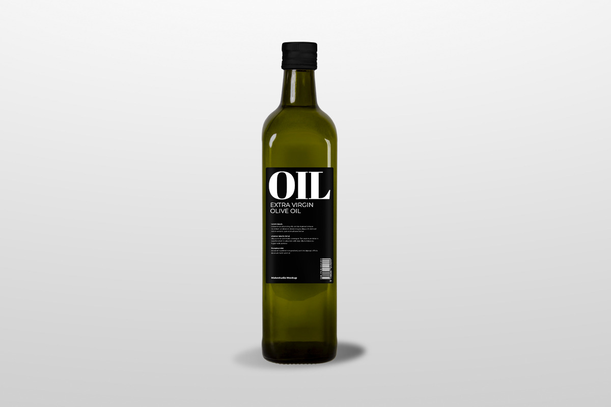 Olive oil - Square bottle mockup, a Packaging Mockup by Makestudio (Photo 3 of 7)