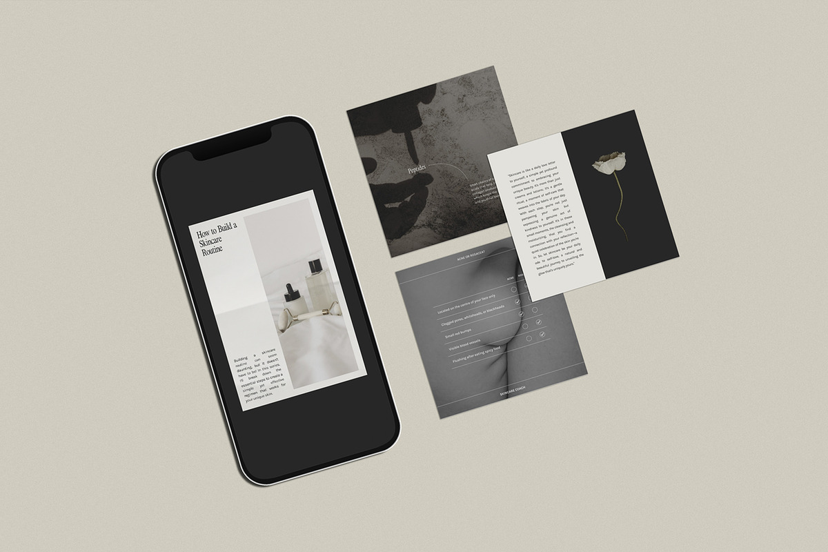 Skincare Coach Templates - Canva, a Social Media Template by Willoe Studio (Photo 8 of 11)