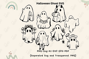 Halloween Ghost SVG, Ghost Town SVG