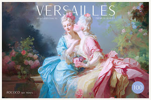 Versailles - Rococo Art Prints Set