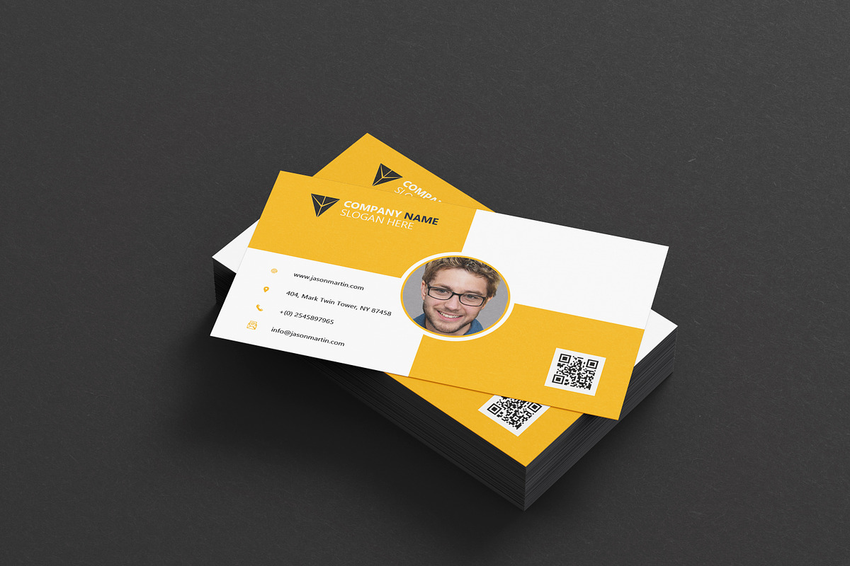Corporate Business Card, a Business Card Template by GaiaaDesigns (Photo 3 of 4)