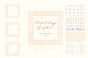 Gingham Pastel Lilac Pattern Frames, a Graphic by LABFcreations (Thumbnail 4 of 4)