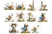 Cute Woodland PNG Clipart, an Animal Illustration by Nicolle's Colorful Art (Thumbnail 6 of 6)
